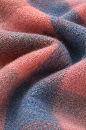 Multicolor Plaid Fringe Winter Scarf