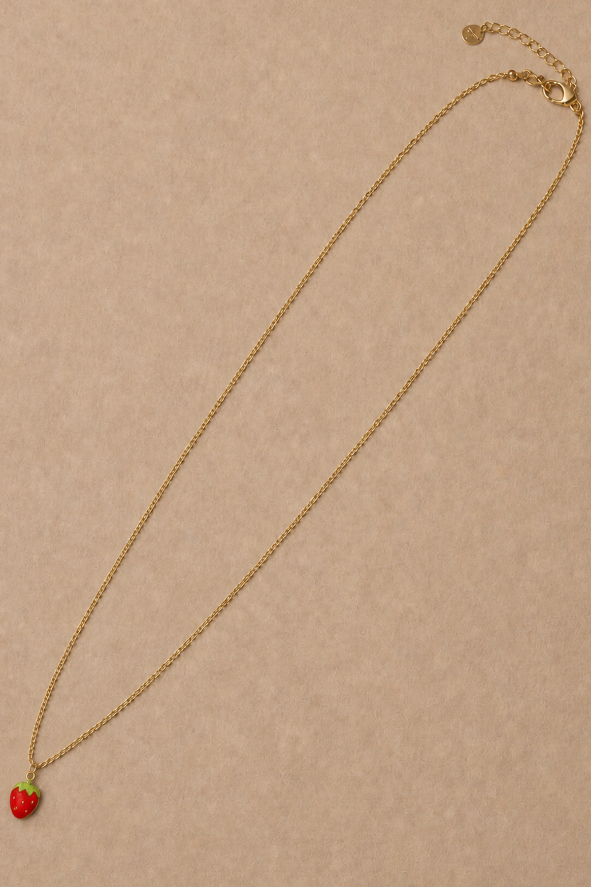 Strawberry Stainless Steel Chain Necklace