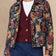 Tatiana women's floral jacquard jacket – front view