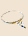 Bracelet Single Metallic with Heart Charm - Onze Montreal