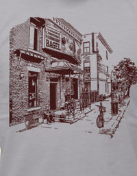 Fairmount Bagel T-Shirt Homme Grey - Onze Montreal