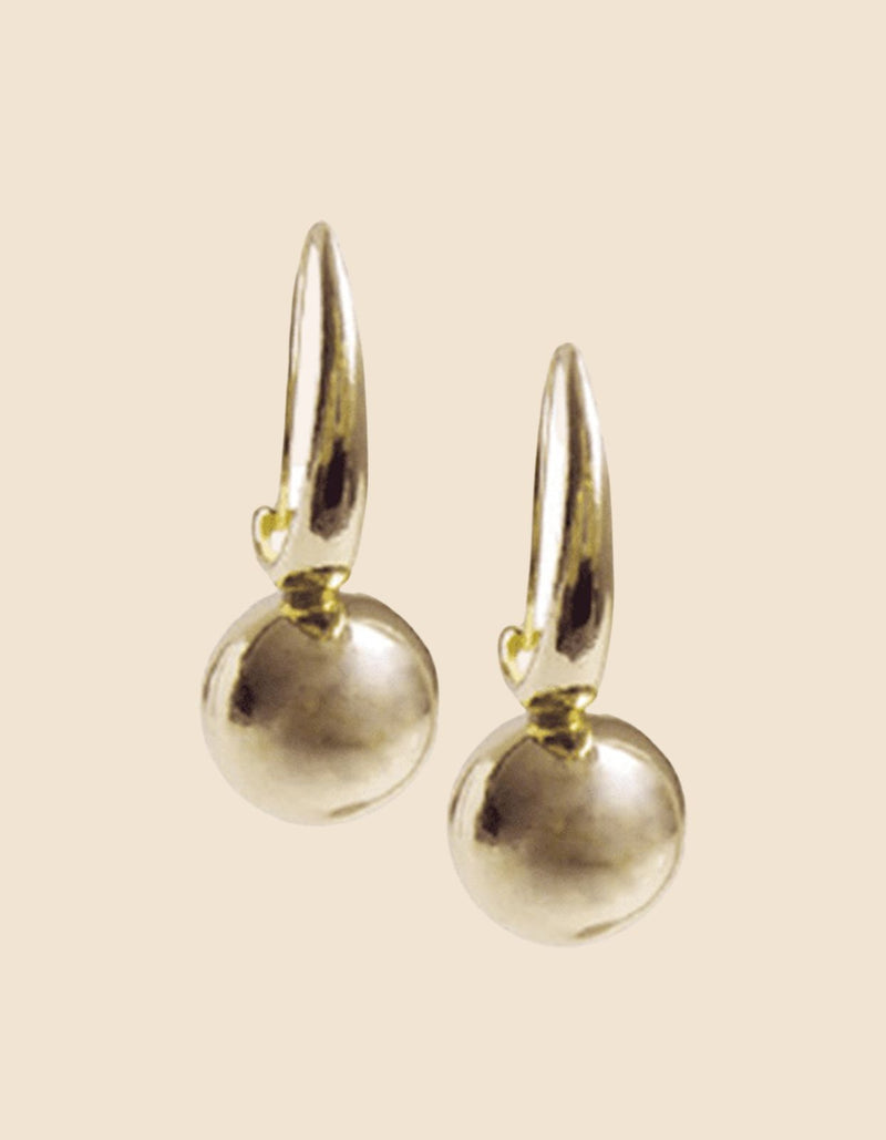 Sphere Earrings Gold - Onze Montreal