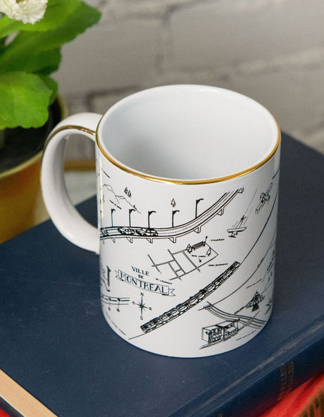 Mug Custom Illustration Touch of Real 14k Gold - Onze Montreal Default Title ONZE MONTREAL