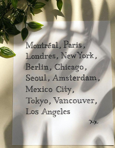 Art Print - Cities - Onze Montreal Default Title Onze Montreal
