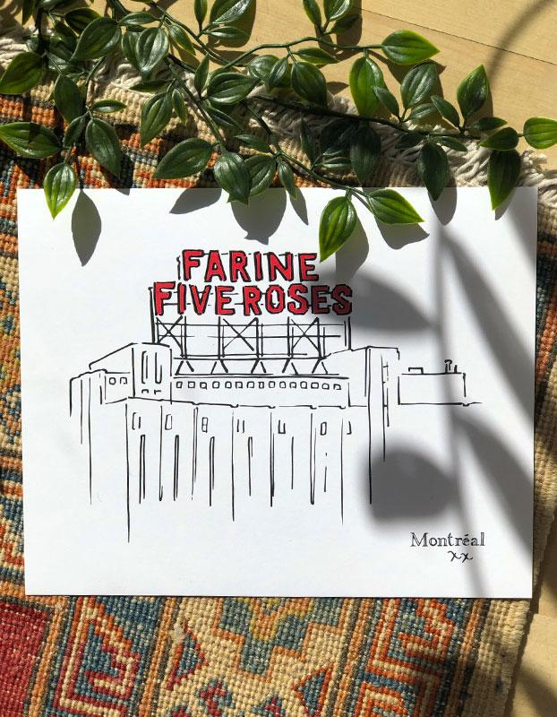 Art Print - Farine 5 Roses - Onze Montreal