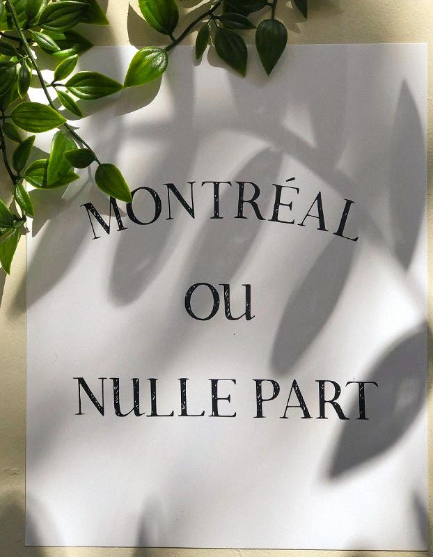 Art Print - MTL ou Nulle Part - Onze Montreal Default Title Onze Montreal